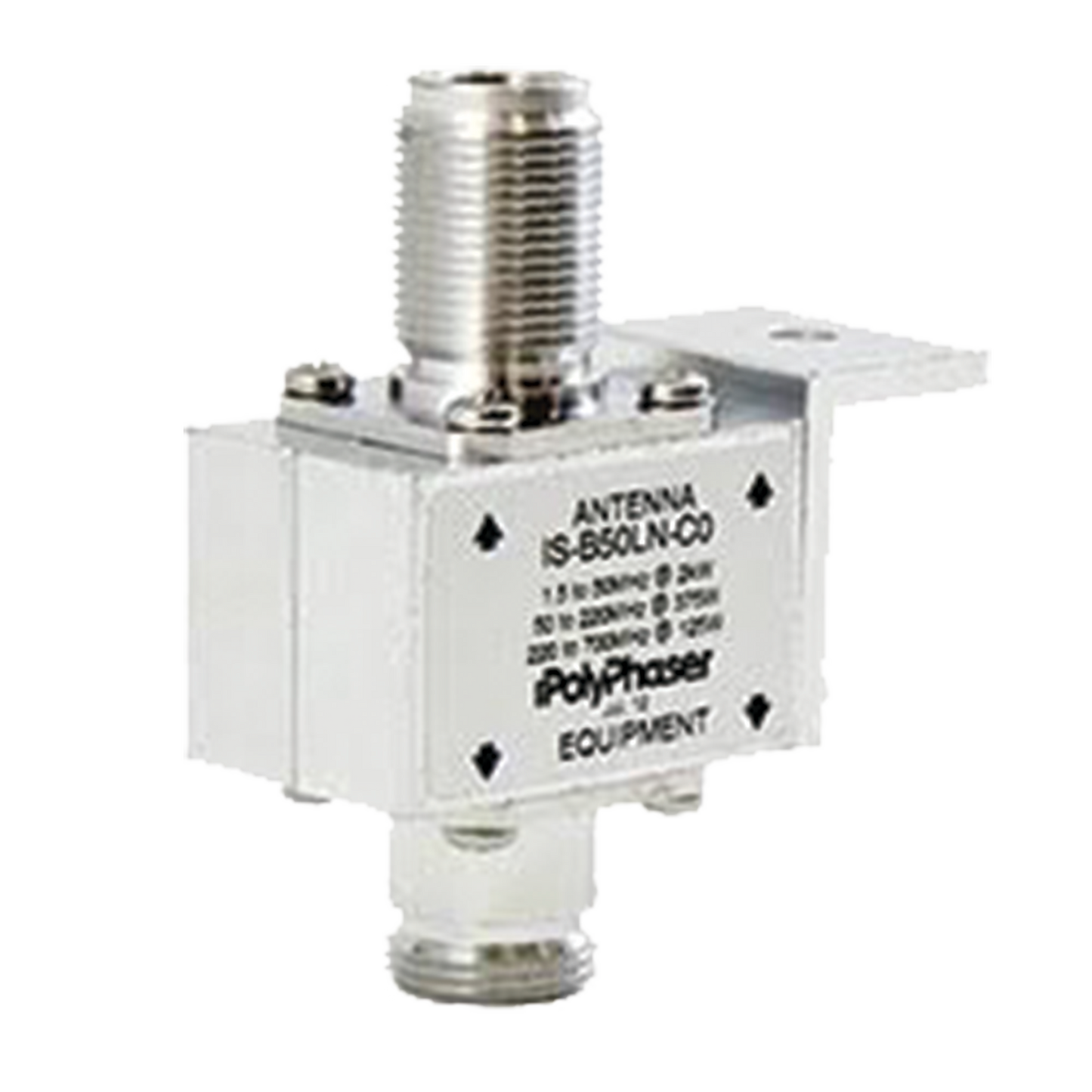 Protector Coaxial de 10MHZ a 1GHZ Con Bloqueador de DC y Conectores N Hembra, 50 Î©