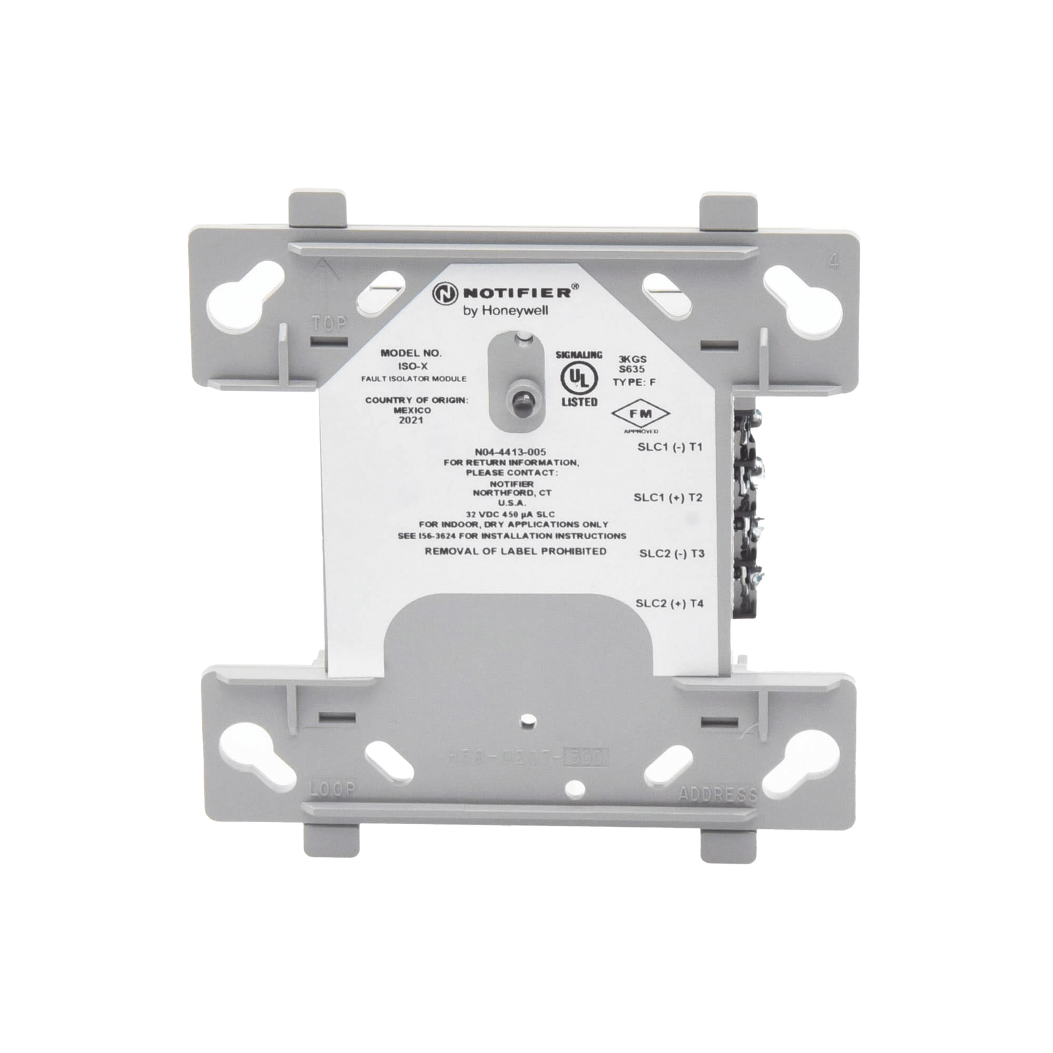 Módulo Aislador de Lazo SLC / Tecnología FlashScan® de NOTIFIER