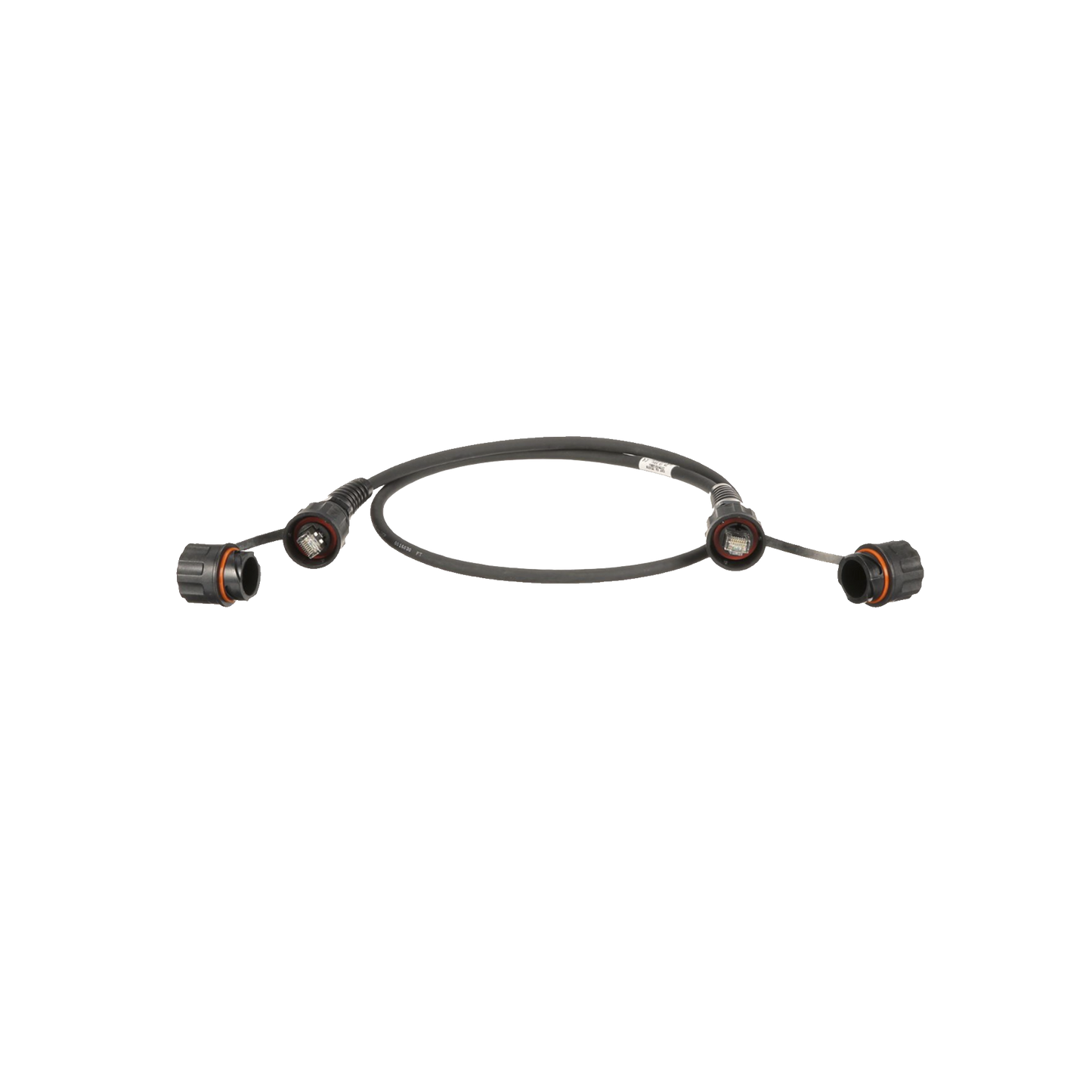 Patch Cord Cat6A IndustrialNet, Blindado S/FTP, Con Plug Industrial y Tapa en Cada Extremo, 3 Metros