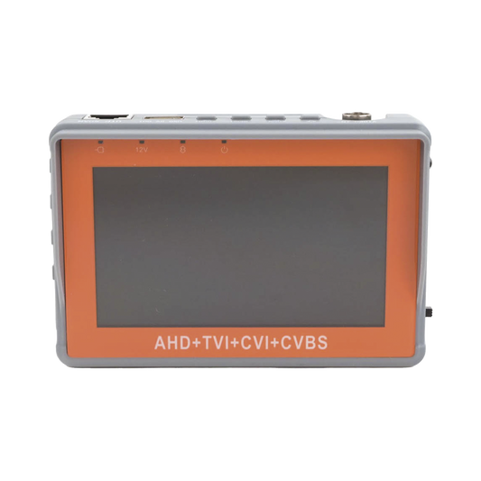 Probador de VÃ­deo de Pulsera con Pantalla de 4" Para CÃ¡maras HD-TVI 5MP, HD-CVI 5MP, AHD 5MP y AnalÃ³gicas 1200 TVLs, control coaxitron