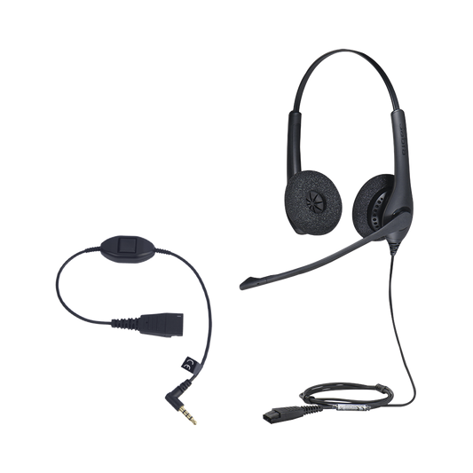 KIT, Diadema con cancelaciÃ³n de ruido, con accesorio para conexiones 3.5mm Incluye modelos BIZ-1500-DUO-QD y MOBILE-QD-35MM-S?