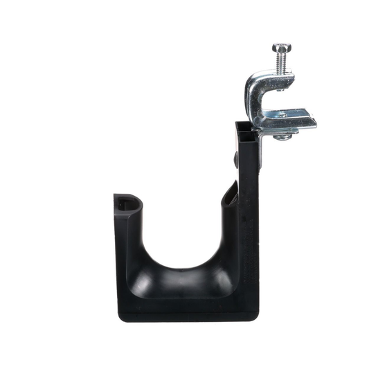 Sujetador STRONGHOLD tipo J (J-Hook), Con Abrazadera de Tornillo para Montaje, Hasta 46 Cables Cat6, Nylon 6.6, Color Ne