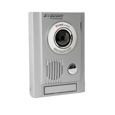 Frente de calle metÃ¡lico con camara a color