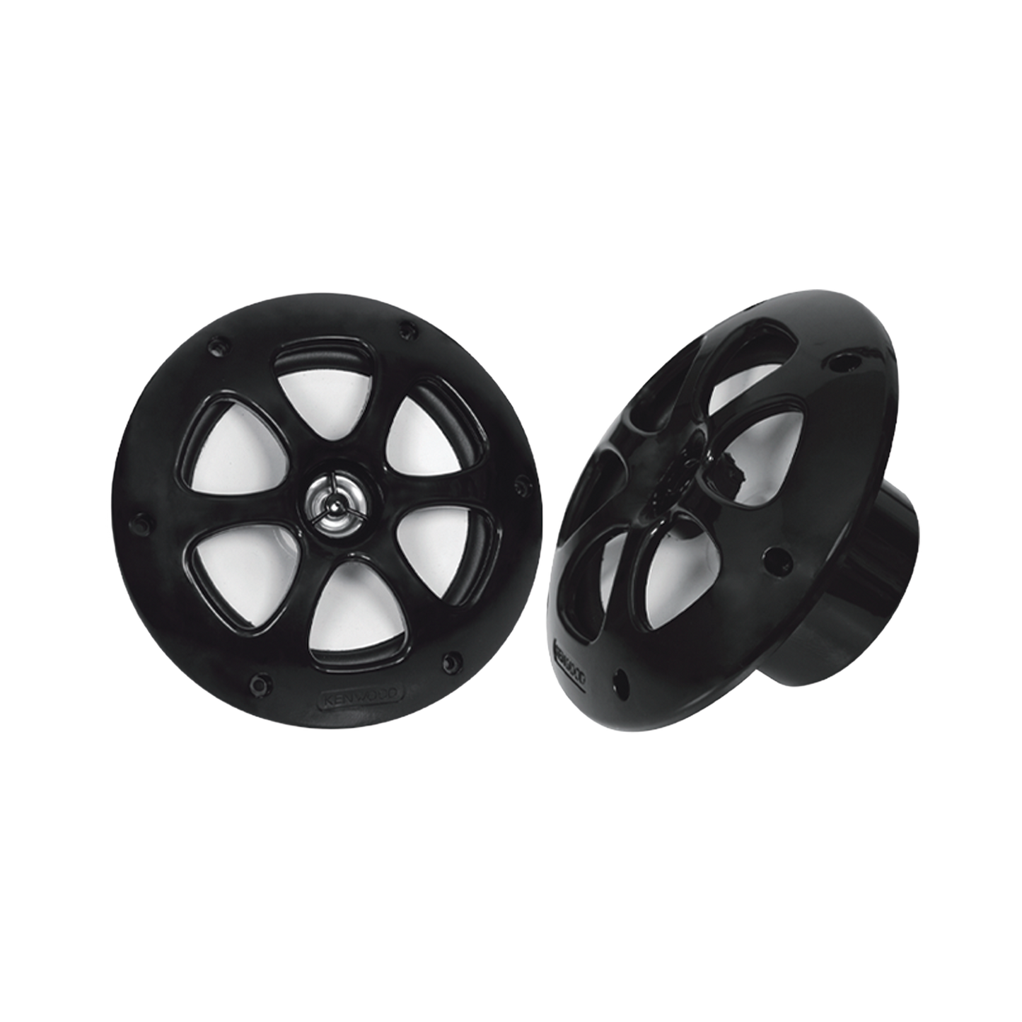 Par de altavoces fabricado en grado marinos en color negro de 6.5"  de 100 W de entrada mÃ¡xima