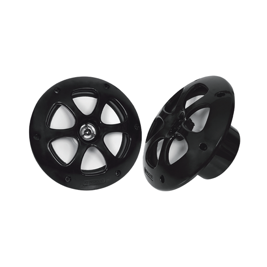 Par de altavoces fabricado en grado marinos en color negro de 6.5"  de 100 W de entrada mÃ¡xima