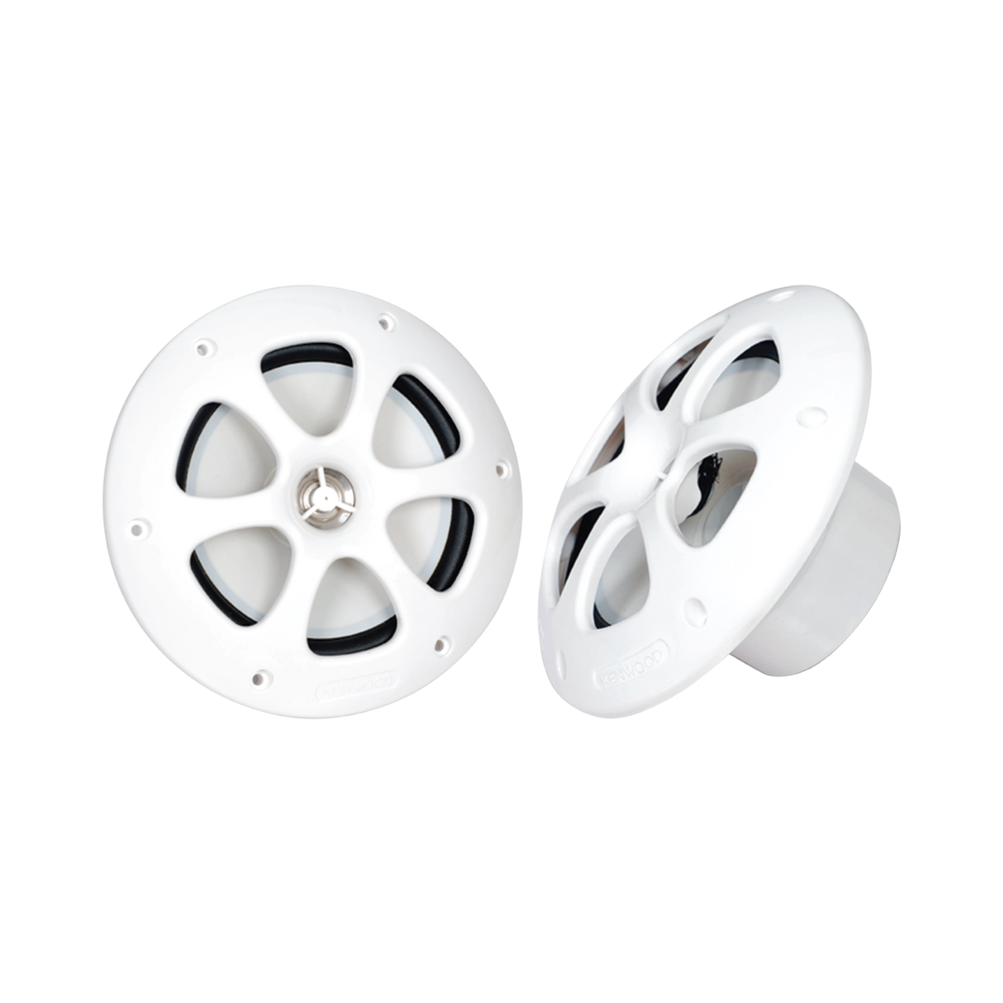 Par de altavoces fabricado en grado marinos en color blanco de 6.5"  de 100 W de entrada mÃ¡xima