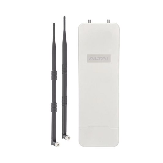 Poderoso Kit WiFi Omnidireccional en 2.4 GHz para WISP, Hasta +200 m de Cobertura, El Kit Incluye Punto de Acceso C1XN+ y  2 x Antenas de 9dBi  Omnidireccionales