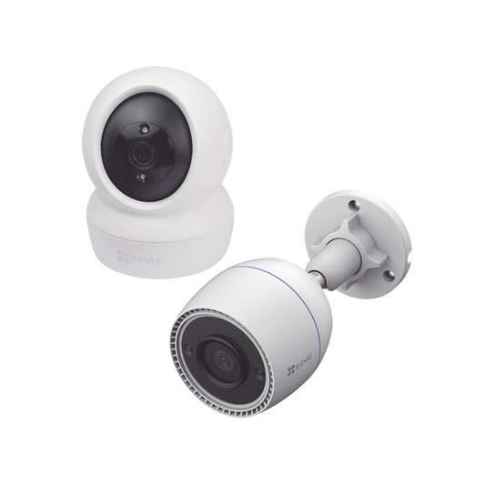 Kit de cÃ¡maras WiFi / Incluye 1 pieza C6N  Para Uso en Interior y 1 pieza CS-C3TN Para Uso en Exterior / DetecciÃ³n de Movimiento / Notificaciones InstantÃ¡neas