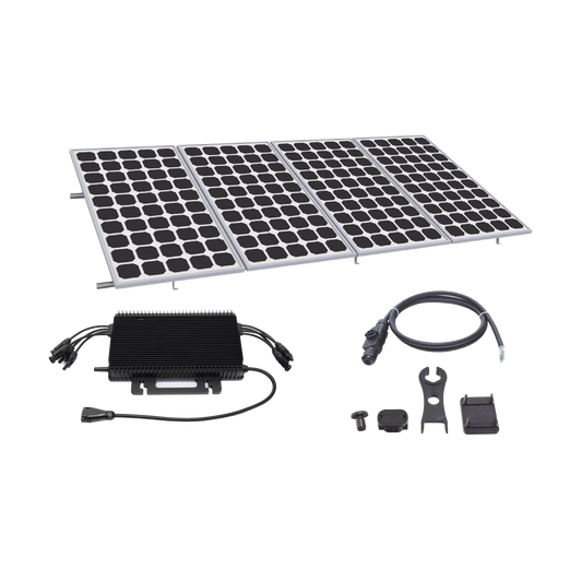 Kit Solar para InterconexiÃ³n de 2.2KW de Potencia Pico 220Vcc con Microinversor y 4 MÃ³dulos de 550 W (Incluye Montaje )