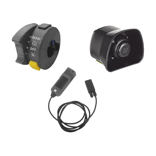 Kit Para Motocicleta FEDERAL SIGNAL , Sirena/Bocina de 30 Watt, Controlador y MicrÃ³fono