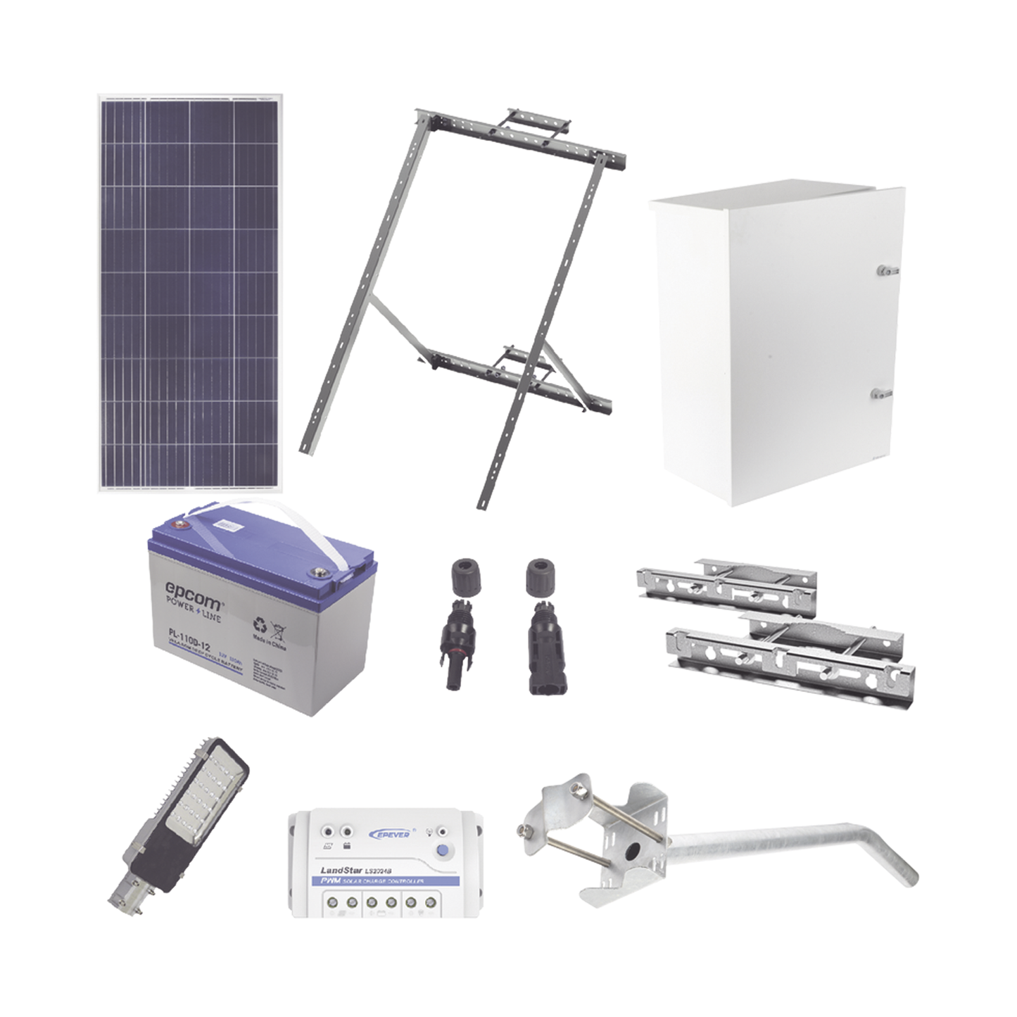 Kit de energÃ­a solar para alumbrado de 30 W