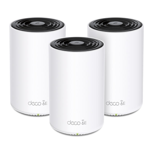 Sistema Wifi Mesh Tp-Link Deco Xe75(3-Pack) Para Conexiones En Todo El Hogar
