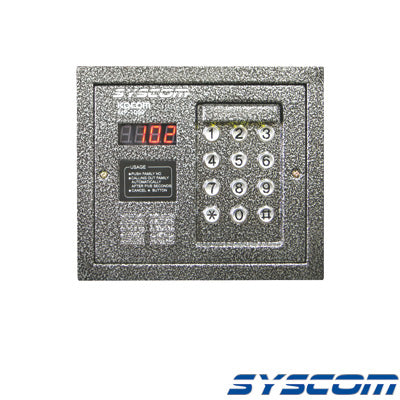 Audio Portero Multiapartamentos, Hasta 255 Apartamentos, 300M de Cableado, Extremo AntivandÃ¡lico