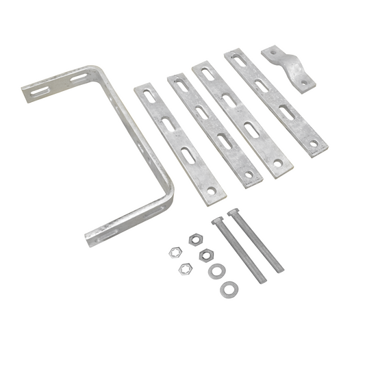 Herraje para SujeciÃ³n de Escalerilla a Pierna de Torre SSV (3 1/2").