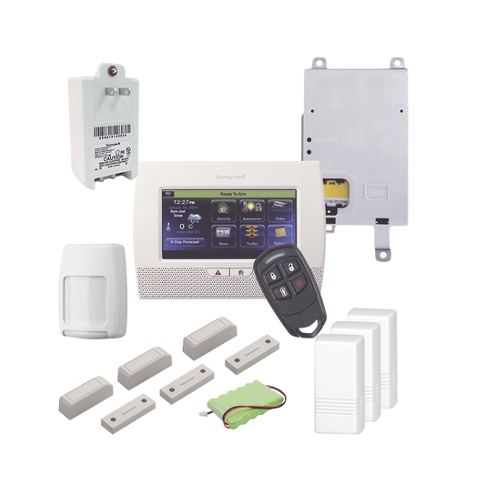 Panel de Alarma Inalambrico con Pantalla Touch en Español con GSM