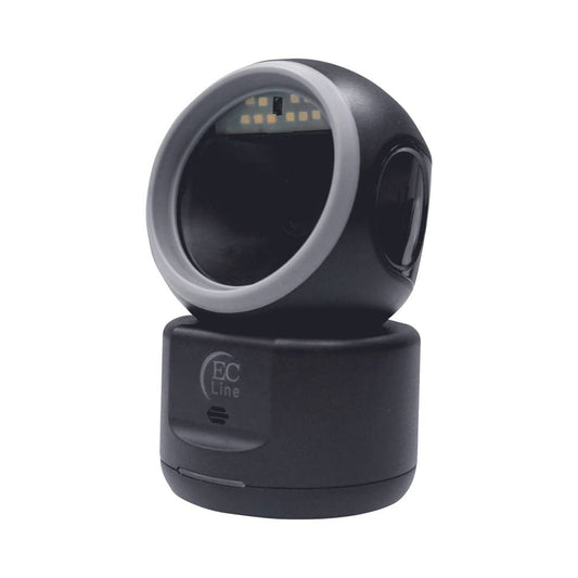 Lector de Código de Barras  2D EC LINE. (EC-2600-2D). Escaneo continuo por inducción automática. Interfaz: USB. Capaz de leer códigos 1D, 2D en papel/pelíc