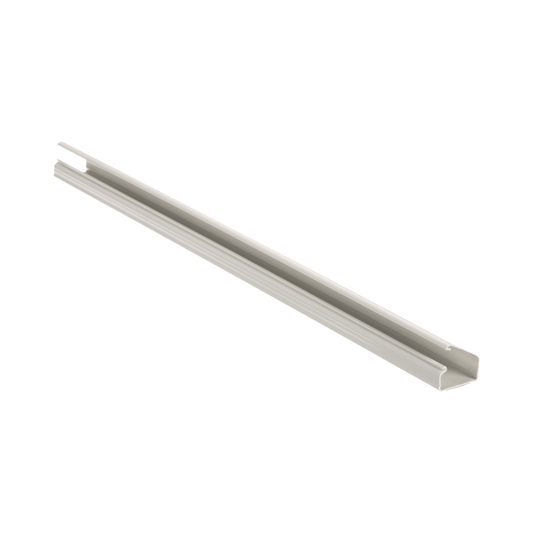 Canaleta LD10 de PVC rÃ­gido, con cinta adhesiva para instalaciÃ³n sin herramientas, de 38.4 x 24 x 1828.8 mm, Color Blanco Mate