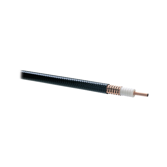 Cable coaxial Heliax de 7/8". Cobre corrugado. 100% Blindado. Retazo de 10 metros