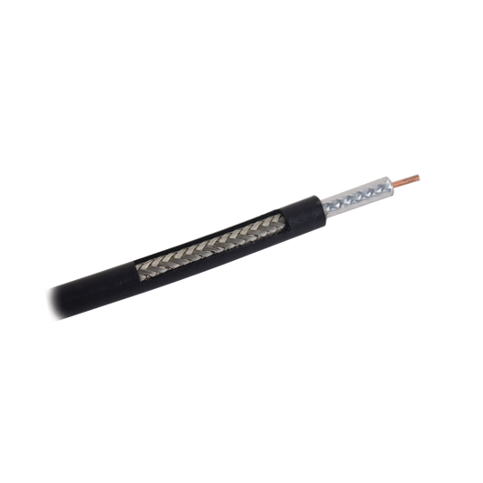 Carrete de 305m, Cable Coaxial RG-58 LMR-195, Baja PÃ©rdida de 50 Ohms, Conductor de Cobre SÃ³lido