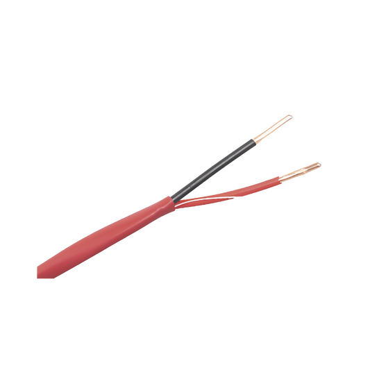 Alambre de Alarma contra Incendios - Bobina de 305 Metros: 2 x 18 AWG, Rojo, Tipo FPLR, (UL) FT4, Ideal para Sistemas de DetecciÃ³n y EvacuaciÃ³n de Incendios