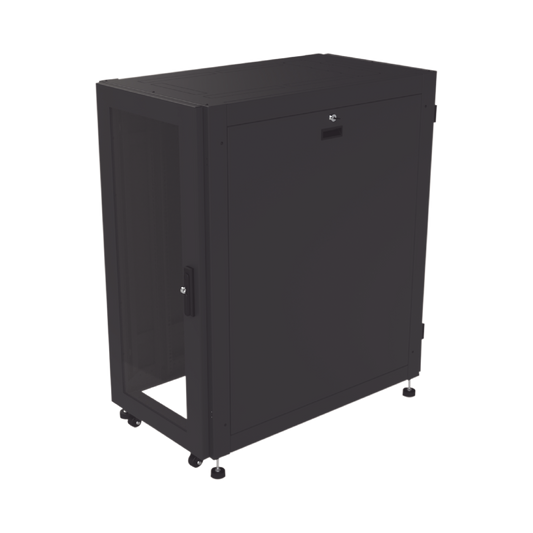 Gabinete Profesional para Telecomunicaciones de 24UR, 600 mm de Ancho x 1000 mm de Profundidad. | LINKEDPRO BY EPCOM
