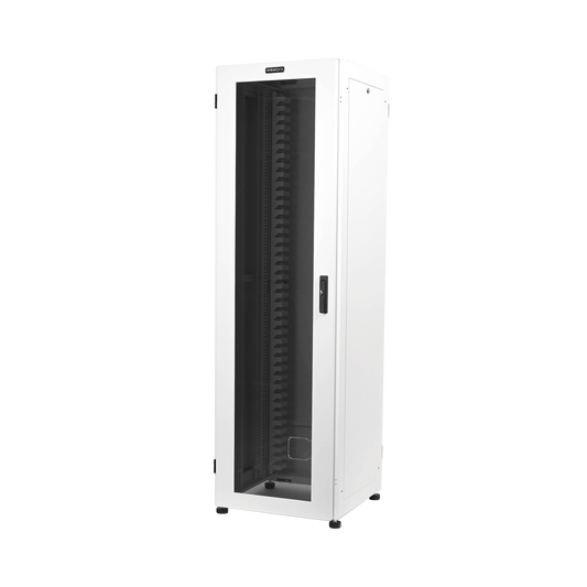 Gabinete Profesional para Telecomunicaciones de 45UR, 600 mm Ancho x 600 mm Profundidad, Color Blanco | LINKEDPRO BY EPC