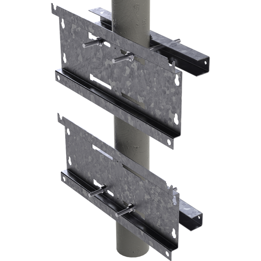 Herraje para Fijación a Pared, Torre o Poste compatible con LP-FORTE-16UR3 y LP-FORTE-24U-R3 | LINKEDPRO BY EPCOM