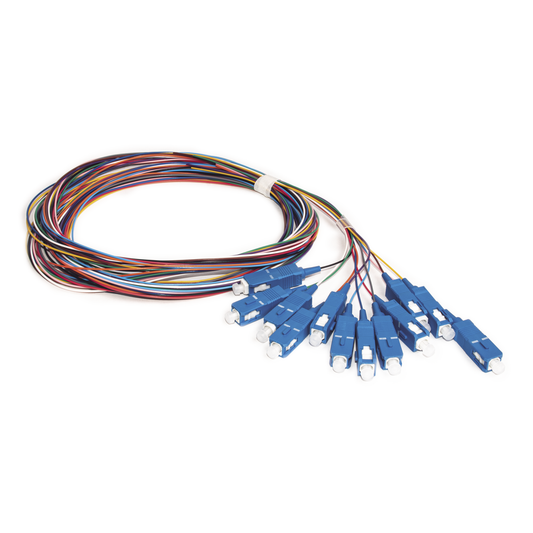 Kit de 12 Pigtails SC/UPC Monomodo 2 metros | LINKEDPRO BY EPCOM