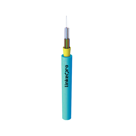 Cable de Fibra Óptica Multimodo OM3 50/125, 12 hilos, para Interior, Tight Buffer 900µm, OFNR Riser, Dieléctrica, Precio