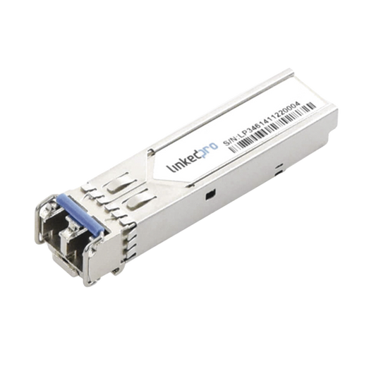 Transceptor Óptico Industrial SFP (Mini-Gbic) / Monomodo 1310 nm / 1.25 Gbps / 1000BASE-LX / Conectores LC/UPC Dúplex / 