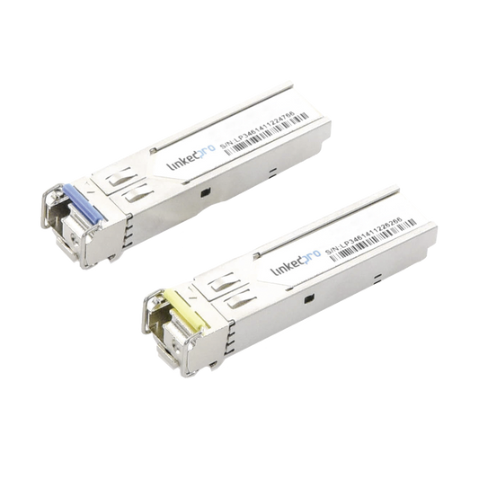 Transceptores Ópticos Industriales Bidireccionales SFP (Mini-Gbic) / Monomodo 1310 & 1550 nm / 1.25 Gbps / 1000BASE-BX /