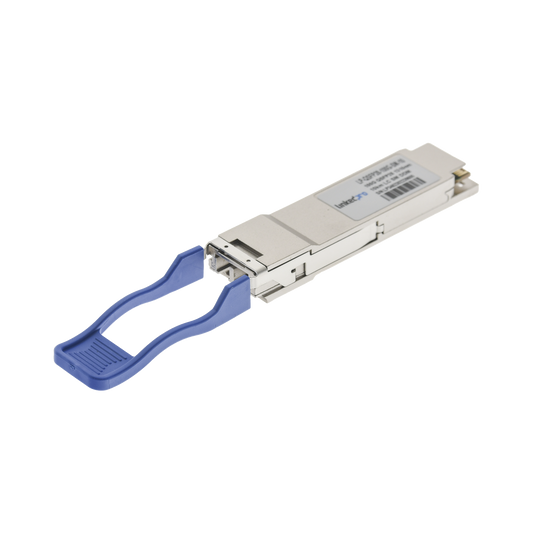Transceptor Óptico QSFP28 (Mini-Gbic) / Monomodo 1310 nm / 100 Gbps / 100GBASE-LR4 / Conectores LC/UPC Dúplex / DDM / Ha