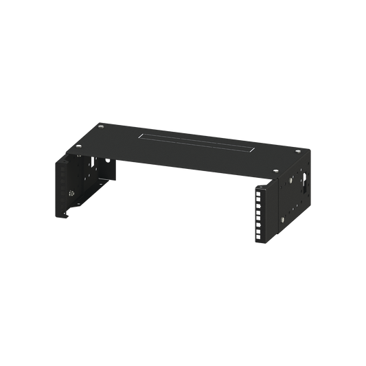 Rack Abierto de montaje en Pared, de 19in, Profundidad Ajustable (8" a 12") de 2.5 Unidades de rack, con Capacidad de Cr