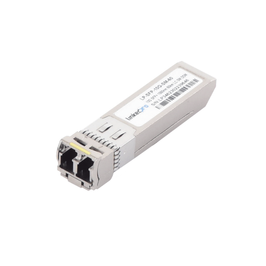 Transceptor Óptico SFP+ (Mini-Gbic) / Monomodo 1550 nm / 10 Gbps / 10GBASE-ER / Conectores LC/UPC Dúplex / DDM / Hasta 6
