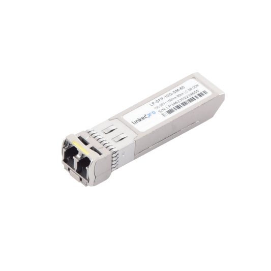 Transceptor Óptico SFP+ (Mini-Gbic) / Monomodo 1550 nm / 10 Gbps / 10GBASE-ZR / Conectores LC/UPC Dúplex / DDM / Hasta 8