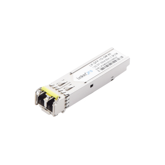Transceptor Óptico SFP (Mini-Gbic) / Monomodo 1550 nm / 1.25 Gbps / 1000BASE-ZX / Conectores LC/UPC Dúplex / DDM / Hasta