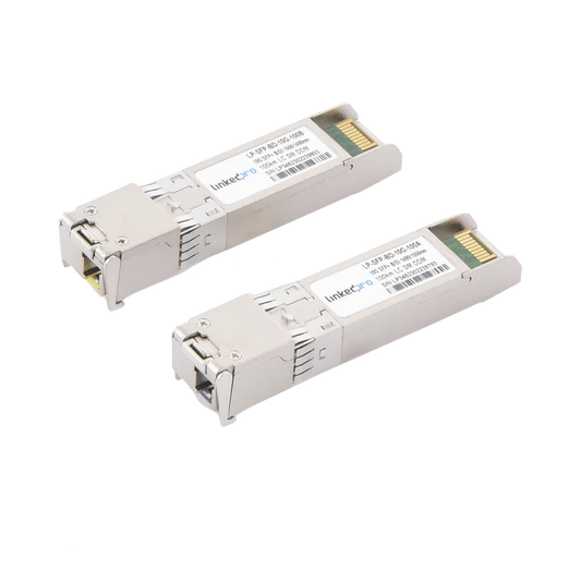 Transceptores Ópticos Bidireccionales SFP+ (Mini-Gbic) / Monomodo 1490 & 1550 nm / 10 Gbps / 10GBASE-BX / Conector LC/UP