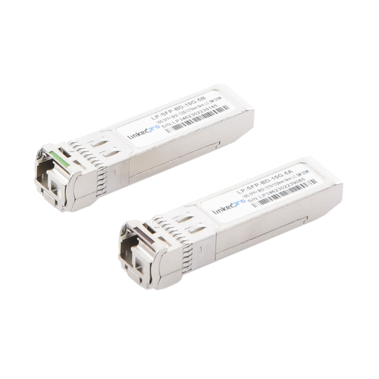 Transceptores Ópticos Bidireccionales SFP+ (Mini-Gbic) / Monomodo 1270 & 1330 nm / 10 Gbps / 10GBASE-BX / Conector LC/UP