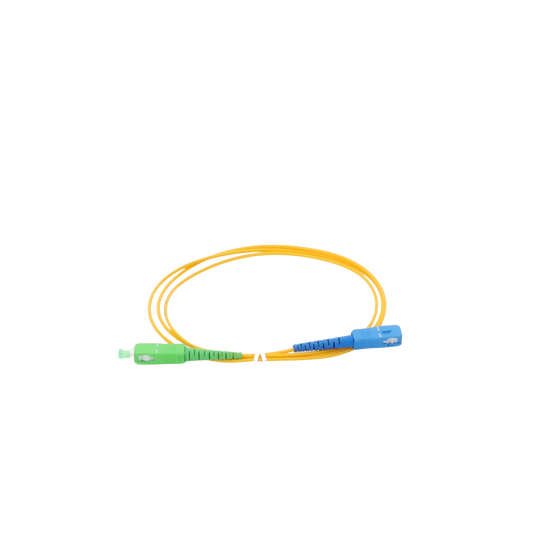 Jumper de Fibra Óptica Monomodo SC/APC-SC/UPC Simplex de 1 metro, 2mm | LINKEDPRO BY EPCOM