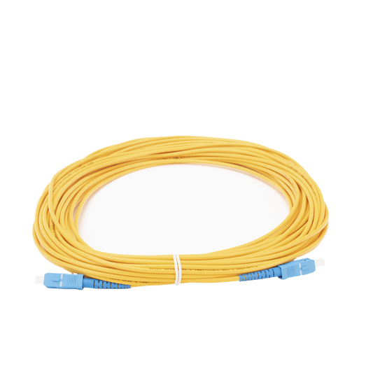Jumper de Fibra Óptica Monomodo SC/UPC-SC/UPC Simplex de 10 metros, 3mm | LINKEDPRO BY EPCOM