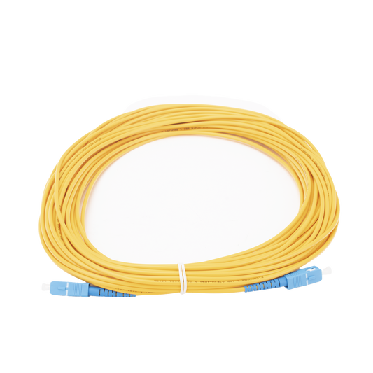 Jumper de Fibra Óptica Monomodo SC/UPC-SC/UPC Simplex de 20 metros, 3mm | LINKEDPRO BY EPCOM