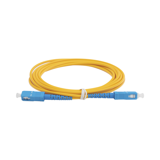 Jumper de Fibra Óptica Monomodo SC/UPC-SC/UPC Simplex de 3 metros, 3mm | LINKEDPRO BY EPCOM