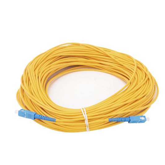 Jumper de Fibra Óptica Monomodo SC/UPC-SC/UPC Simplex de 50 metros, 3mm | LINKEDPRO BY EPCOM