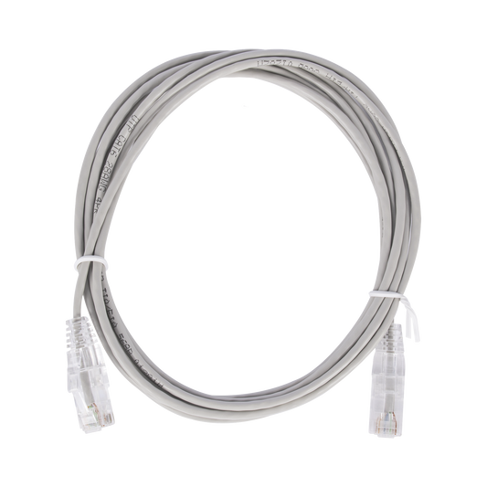 Cable de Parcheo Slim UTP Cat6 - 2 m Gris Diámetro Reducido (28 AWG) | LINKEDPRO BY EPCOM