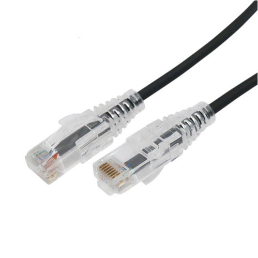Cable de Parcheo Slim UTP Cat6A - 3 m Negro, Diámetro Reducido (28 AWG) | LINKEDPRO BY EPCOM