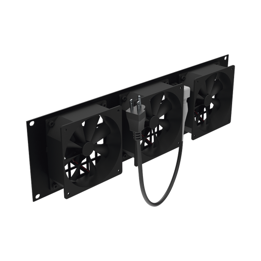 Kit de 3 Ventilador 110 Vca (12 x 12 cm) con Clavija 5-15P. Para instalación en Postes Rack | LINKEDPRO BY EPCOM