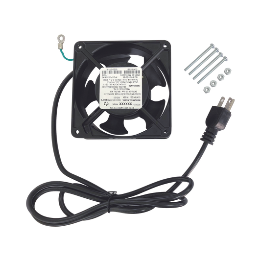 Ventilador 110 Vca de 12 x 12 cm con Cable y Clavija | LINKEDPRO BY EPCOM