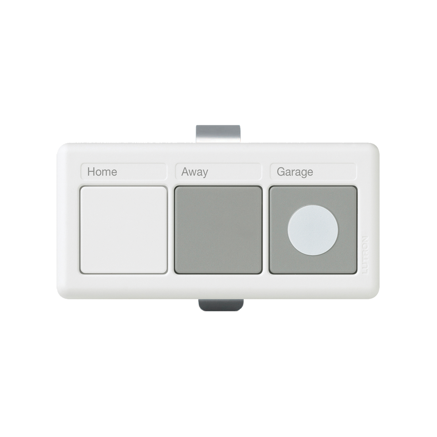 (RadioRA2) Control remoto para iluminaciÃ³n y puertas de garage, uso en visera de automÃ³vil, integrelo con RRDVCRXWH