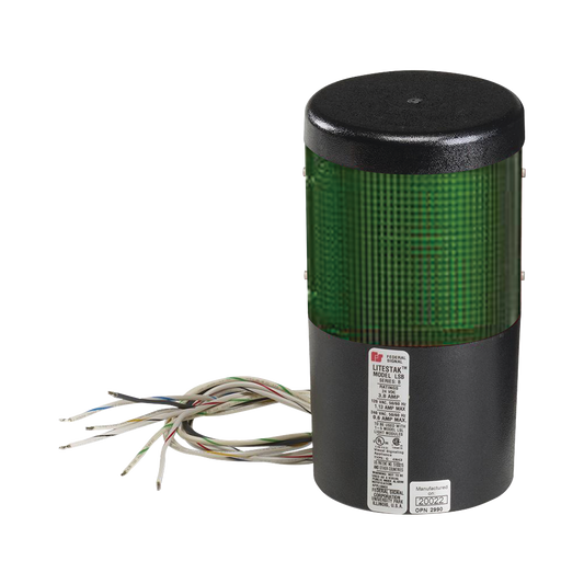 MÃ³dulo de luz LED litestak, 120Vca, verde