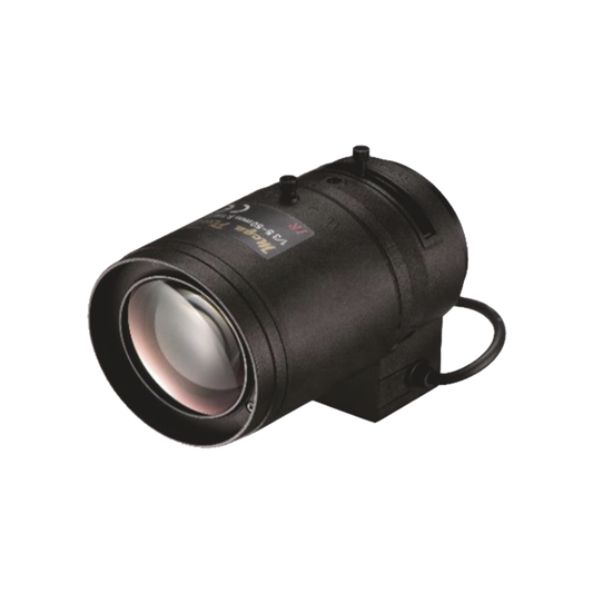 Lente Varifocal 5-50mm / ResoluciÃ³n 3 Megapixel / Iris AutomÃ¡tico / DÃ­a/Noche / Formato 1/3"